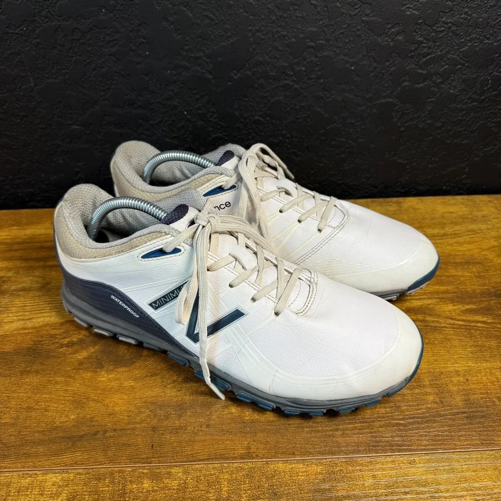 New Balance Minimus NBG1005 White Fiber Golf Shoes Mens 11.5